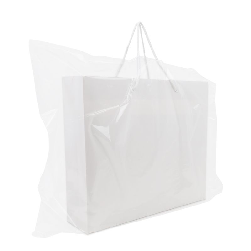 Plastic beschermhoezen voor tassen laten bedrukken — ABC Brands