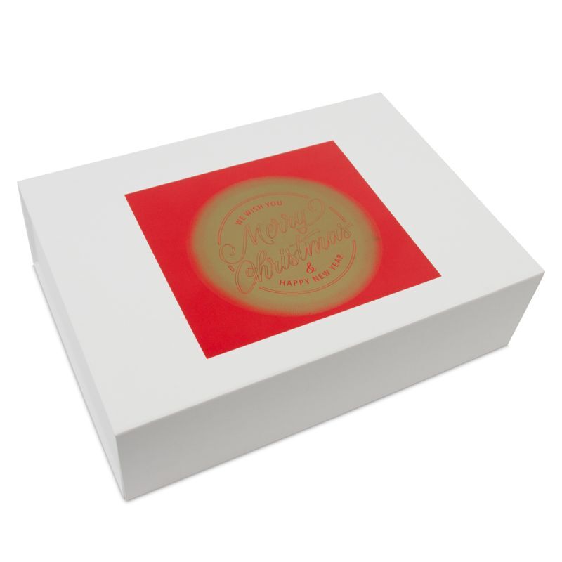 Luxe kerstmagneetdozen - Merry Christmas laten bedrukken — ABC Brands