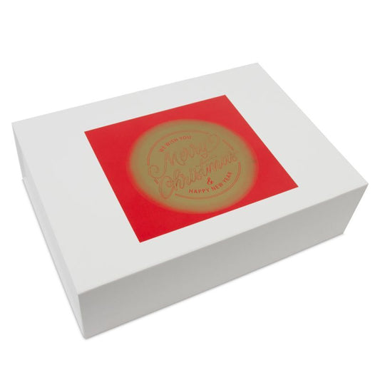 Luxe kerstmagneetdozen - Merry Christmas laten bedrukken — ABC Brands