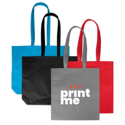Non-woven tassen met lange lussen laten bedrukken — ABC Brands