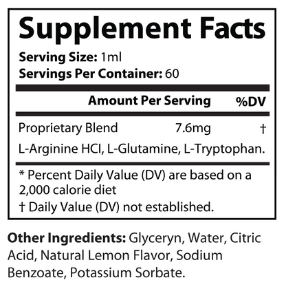 Amino Support Diet Drops - voedingswaarden en ingredienten [RT-OFFICIAL:ROC100:FACTS:v1:EF27821CBC46]