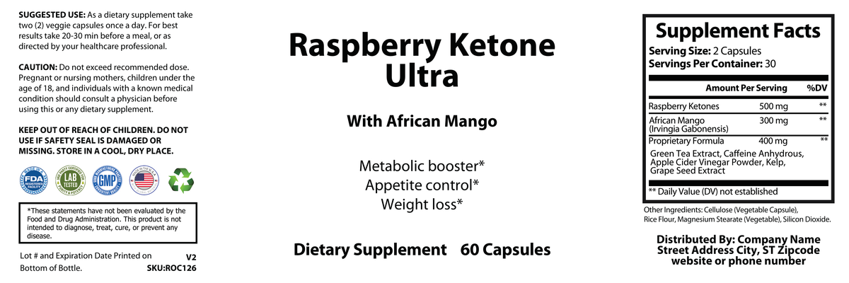 Raspberry Ketone Ultra Blend - officieel labelvoorbeeld [RT-OFFICIAL:ROC126:LABEL:v1:5F8604400A84]