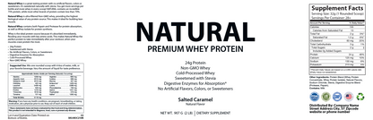 2lb Whey Natural Salted Caramel – 28 serv. - officieel labelvoorbeeld [RT-OFFICIAL:ROC210N:LABEL:v1:DFE6A5184929]