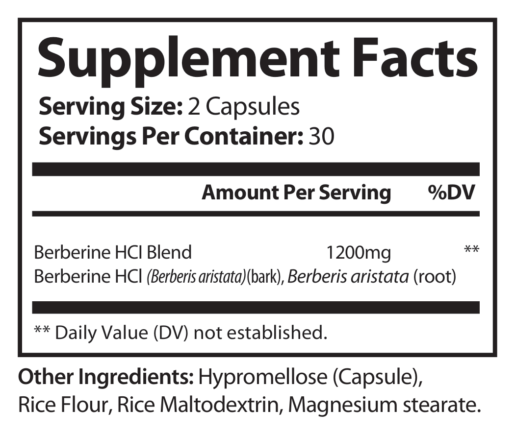 Berberine Plus - voedingswaarden en ingredienten [RT-OFFICIAL:ROC2251:FACTS:v1:627E27F09822]