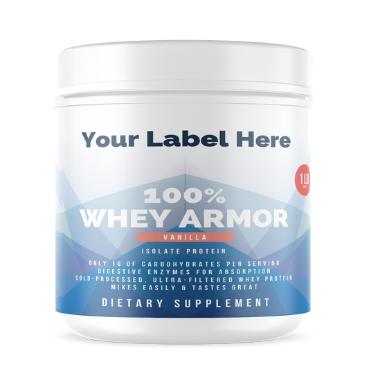 1lb 100% Whey Armor Isolate Protein Vanilla - officiele Rocktomic-productafbeelding [RT-OFFICIAL:ROC2821:HERO:v1:B659F5674143]