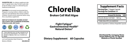 Chlorella Pure – 500mg - officieel labelvoorbeeld [RT-OFFICIAL:ROC301:LABEL:v1:D6E2E2734589]