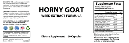 Horny Goat Weed Blend - officieel labelvoorbeeld [RT-OFFICIAL:ROC501:LABEL:v1:755FFD560428]