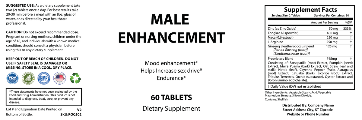 Male Enhancement Or Boost - officieel labelvoorbeeld [RT-OFFICIAL:ROC502:LABEL:v1:F09B7103439F]