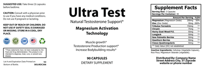 Ultra Test Natural Testosterone Support - officieel labelvoorbeeld [RT-OFFICIAL:ROC506:LABEL:v1:5ED05C928137]