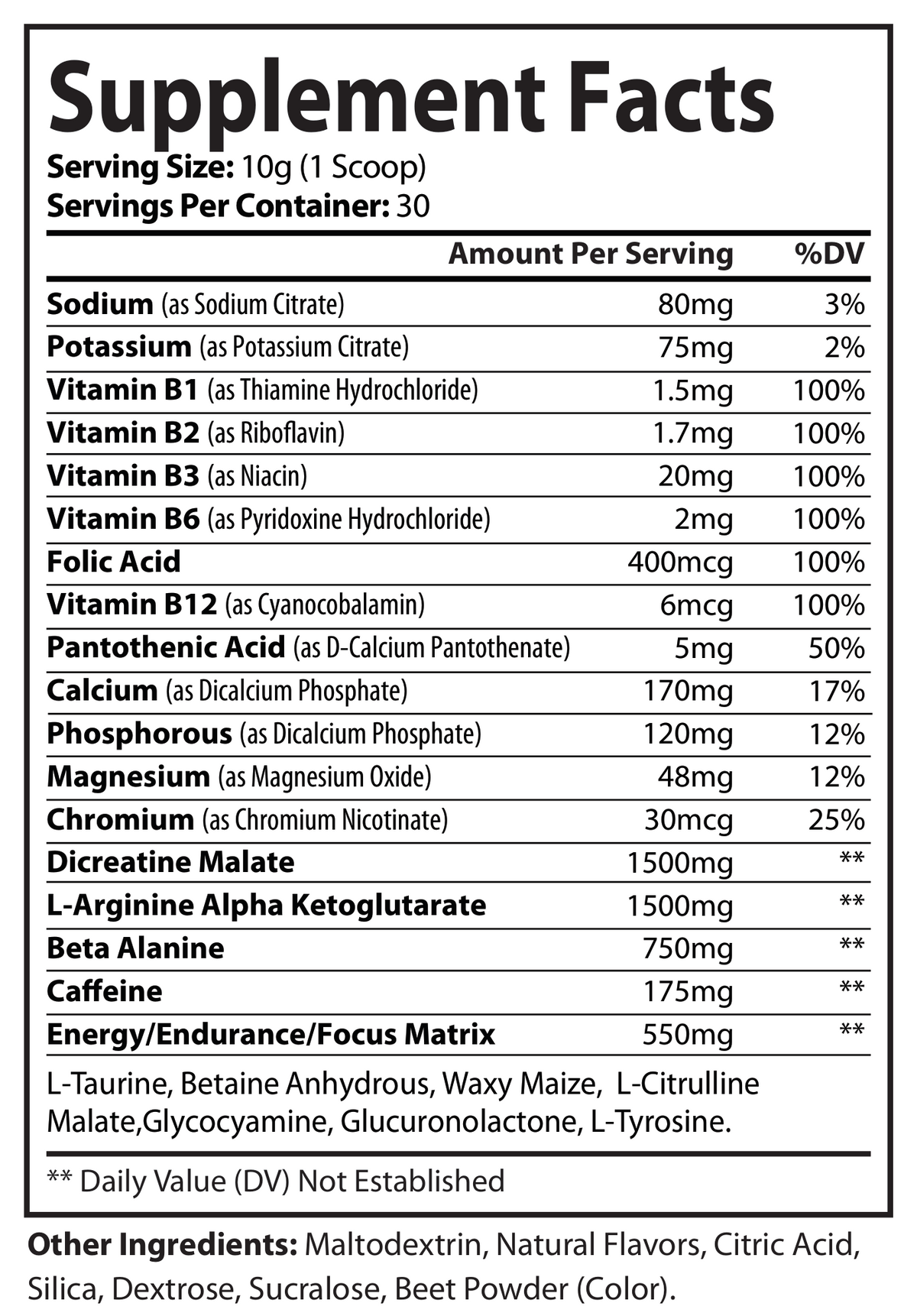 Pre-Workout (Watermelon) - voedingswaarden en ingredienten [RT-OFFICIAL:ROC606:FACTS:v1:115BCEEBB717]