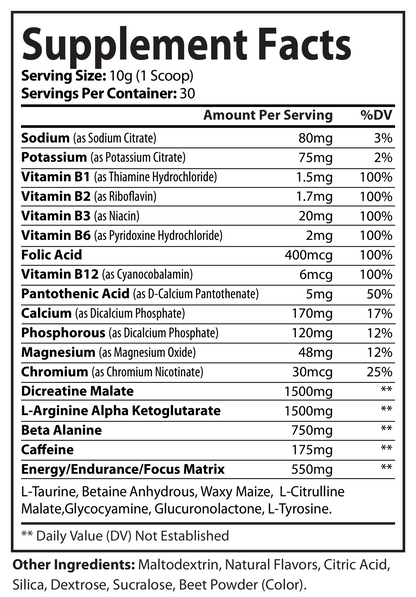 Pre-Workout (Watermelon) - voedingswaarden en ingredienten [RT-OFFICIAL:ROC606:FACTS:v1:115BCEEBB717]