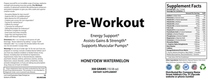 Pre-Workout (Watermelon) - officieel labelvoorbeeld [RT-OFFICIAL:ROC606:LABEL:v1:95A231F2BD36]