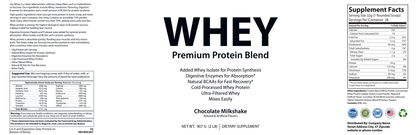 Protein Whey 2lb Chocolate - officieel labelvoorbeeld [RT-OFFICIAL:ROC607:LABEL:v1:6CC95ED3A261]
