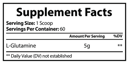 Glutamine Powder 300g - voedingswaarden en ingredienten [RT-OFFICIAL:ROC610:FACTS:v1:8D05F38FBEDA]