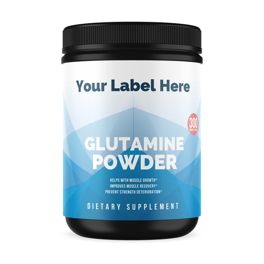 Glutamine Powder 300g - officiele Rocktomic-productafbeelding [RT-OFFICIAL:ROC610:HERO:v1:27B39B82EAEE]