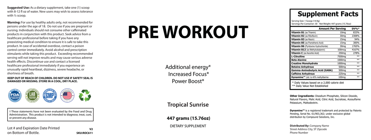 Pre-Workout (Tropical Sunrise) - officieel labelvoorbeeld [RT-OFFICIAL:ROC611:LABEL:v1:F8B8371BDF61]
