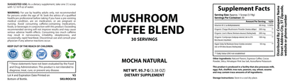 Nature's Espresso Coffee w/Organic Mushroom Complex - officieel labelvoorbeeld [RT-OFFICIAL:ROC618:LABEL:v1:143193602749]