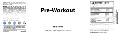 Pre-Workout w/Creatine 5g (Grape Annihilation) - officieel labelvoorbeeld [RT-OFFICIAL:ROC619:LABEL:v1:CDCB4391541B]