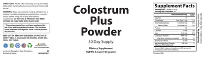 Primal Colostrum Powder 153g - officieel labelvoorbeeld [RT-OFFICIAL:ROC623:LABEL:v1:1E0F717FBEAA]