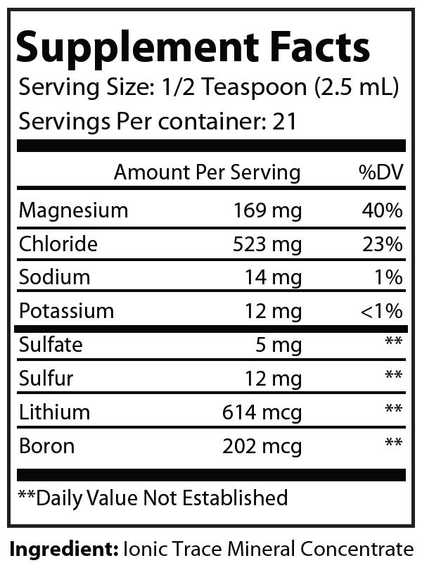 Premium Mineral Complex 2 fl oz - voedingswaarden en ingredienten [RT-OFFICIAL:ROC720:FACTS:v1:1710411AFB69]