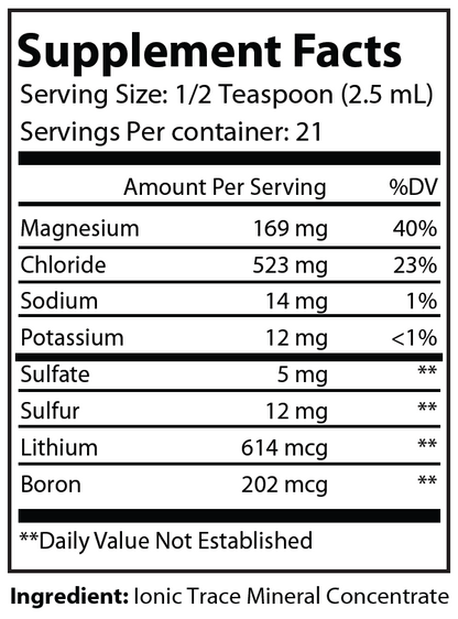 Premium Mineral Complex 2 fl oz - voedingswaarden en ingredienten [RT-OFFICIAL:ROC720:FACTS:v1:1710411AFB69]