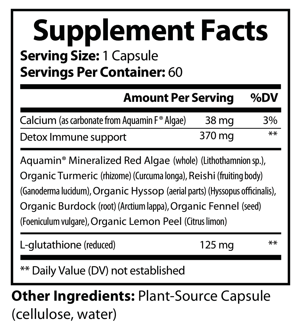 Glutathione Complex - voedingswaarden en ingredienten [RT-OFFICIAL:ROC721:FACTS:v1:AF1B96390514]