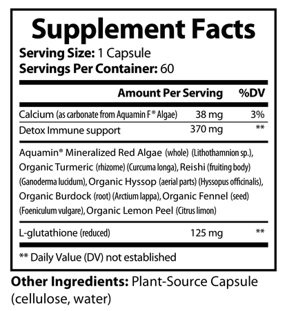 Glutathione Complex - voedingswaarden en ingredienten [RT-OFFICIAL:ROC721:FACTS:v1:AF1B96390514]