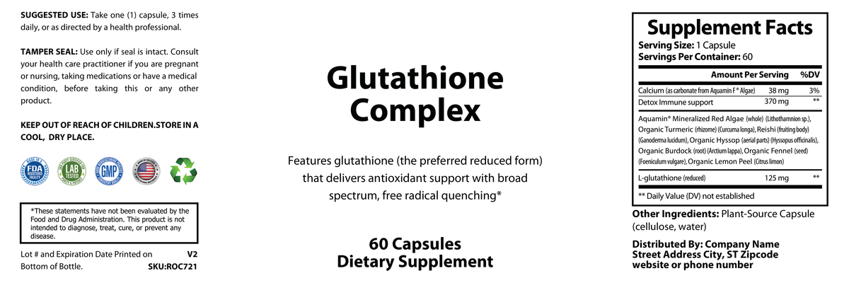 Glutathione Complex - officieel labelvoorbeeld [RT-OFFICIAL:ROC721:LABEL:v1:0E1430D611EB]