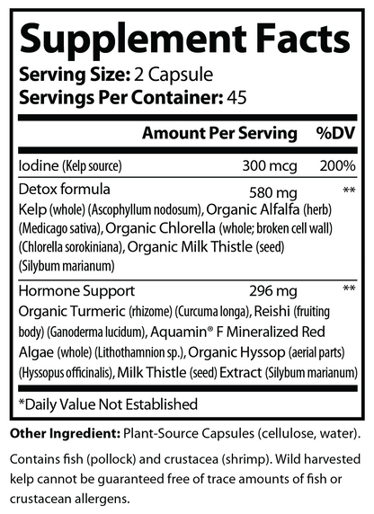 Advanced Thyroid & Hormone Support - voedingswaarden en ingredienten [RT-OFFICIAL:ROC740:FACTS:v1:48B4DE00986B]