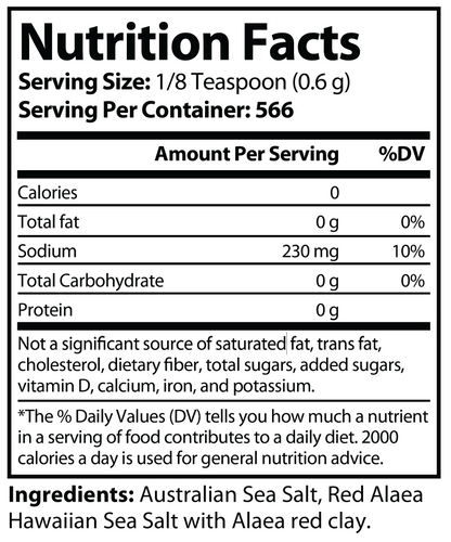 Premium Volcanic Pink Salt 12 oz - voedingswaarden en ingredienten [RT-OFFICIAL:ROC744:FACTS:v1:836722083BE8]