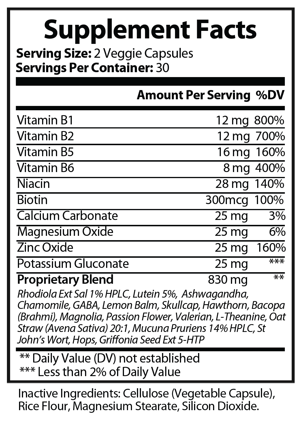 Anxiety Formula - voedingswaarden en ingredienten [RT-OFFICIAL:ROC801:FACTS:v1:69DEA354681B]