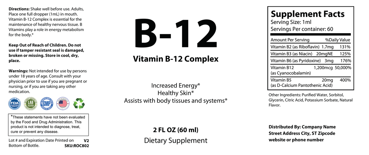 B-12 Drops 2oz - officieel labelvoorbeeld [RT-OFFICIAL:ROC802:LABEL:v1:6223311610D1]