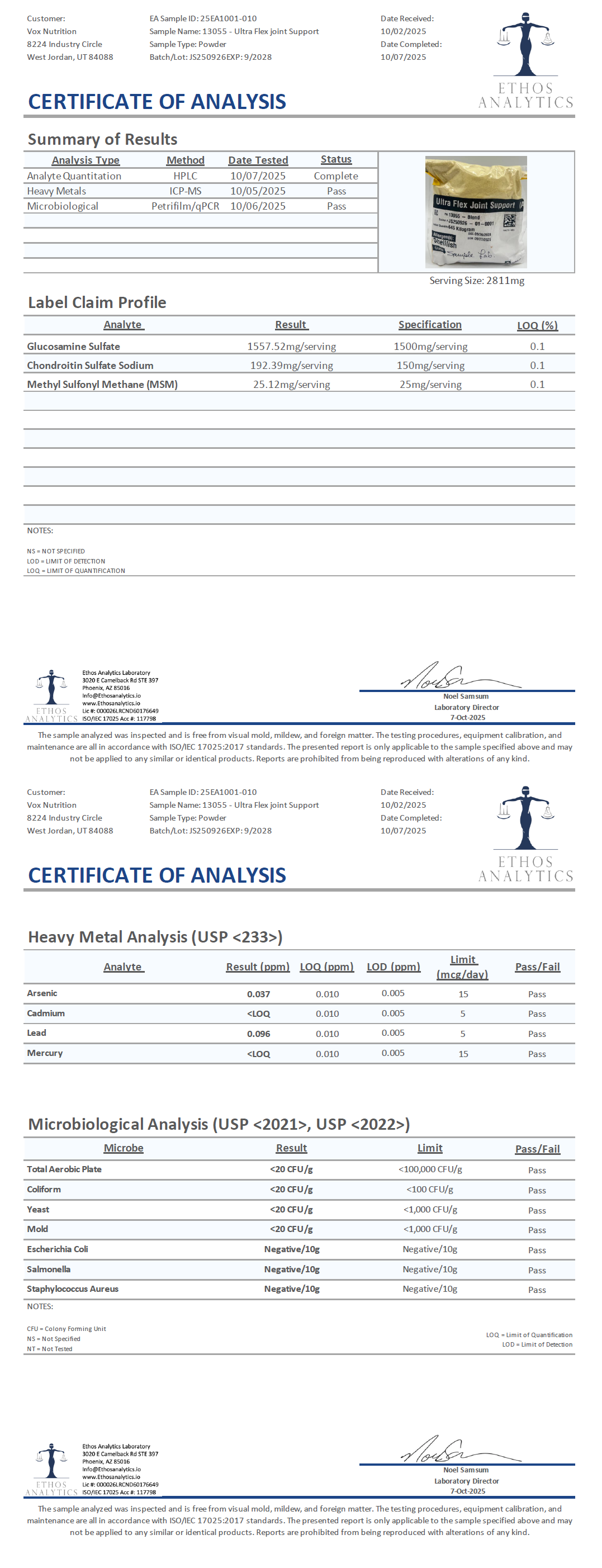 Joint Flex - officieel analysecertificaat (COA) [RT-OFFICIAL:ROC808:COA:v1:6D0362828DF6]
