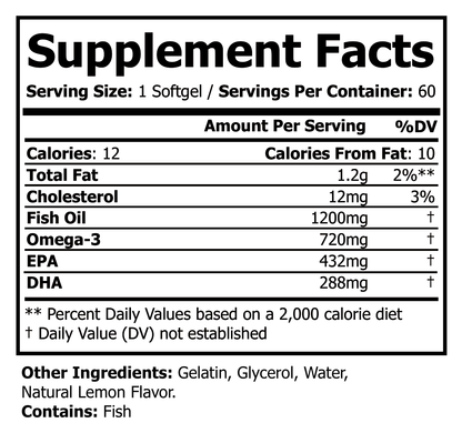 Omega 3 Fish Oil - voedingswaarden en ingredienten [RT-OFFICIAL:ROC814:FACTS:v1:77B88D6A2978]