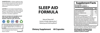 Sleep Formula - officieel labelvoorbeeld [RT-OFFICIAL:ROC817:LABEL:v1:F504762331B9]