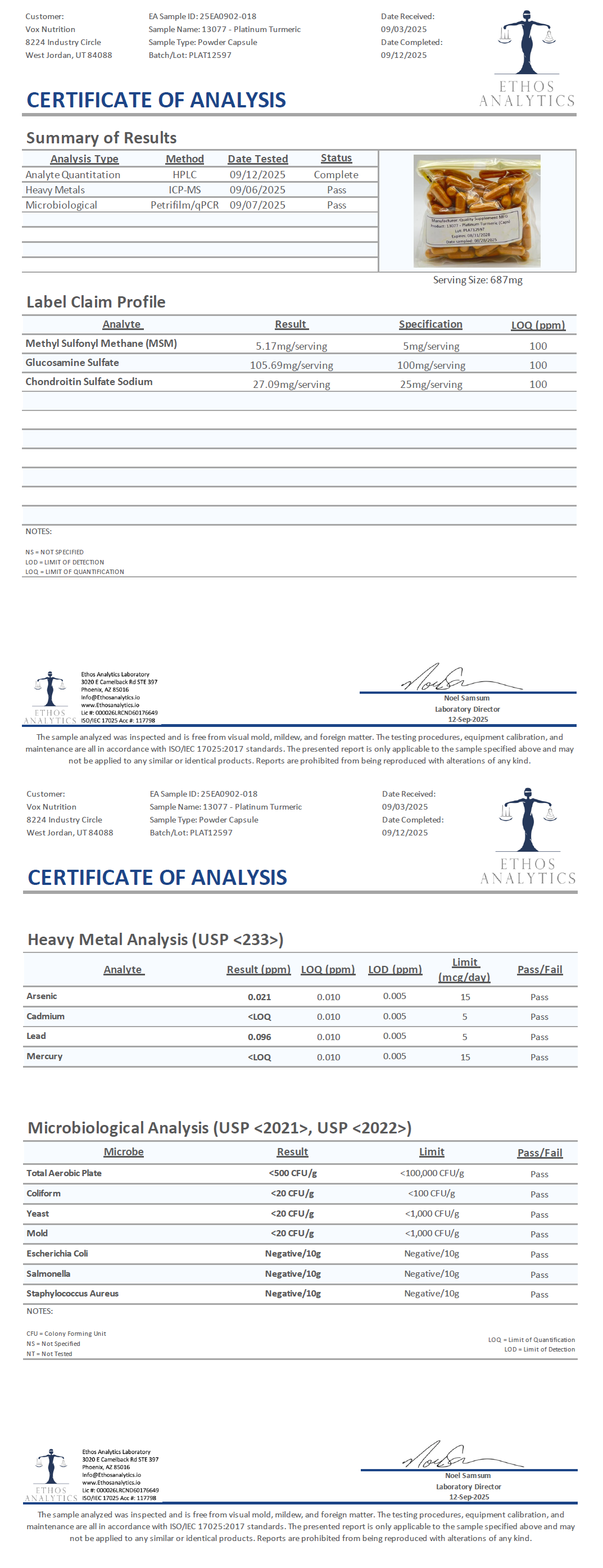 Platinum Turmeric Joint Support Plus - officieel analysecertificaat (COA) [RT-OFFICIAL:ROC830:COA:v1:099E335FA5CF]