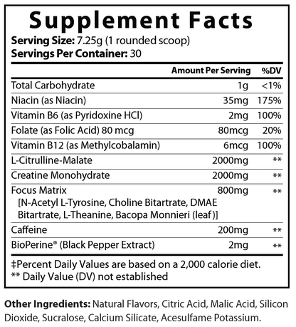 Energy Pre-Workout Lemonade 214g – 30 serv - voedingswaarden en ingredienten [RT-OFFICIAL:ROC903M:FACTS:v1:850B85C5AD47]