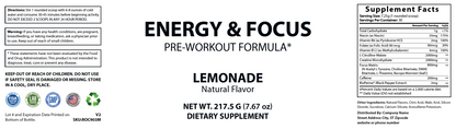 Energy Pre-Workout Lemonade 214g – 30 serv - officieel labelvoorbeeld [RT-OFFICIAL:ROC903M:LABEL:v1:78359370420F]