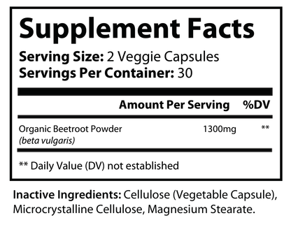Organic Beetroot - voedingswaarden en ingredienten [RT-OFFICIAL:ROC914:FACTS:v1:DC7109B7CD07]