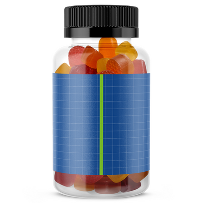 Private-label Multivitamine Gummies - officiele verpakkingsmock-up [RT-OFFICIAL:ROC918:MOCKUP:v1:BB508E370BB8]