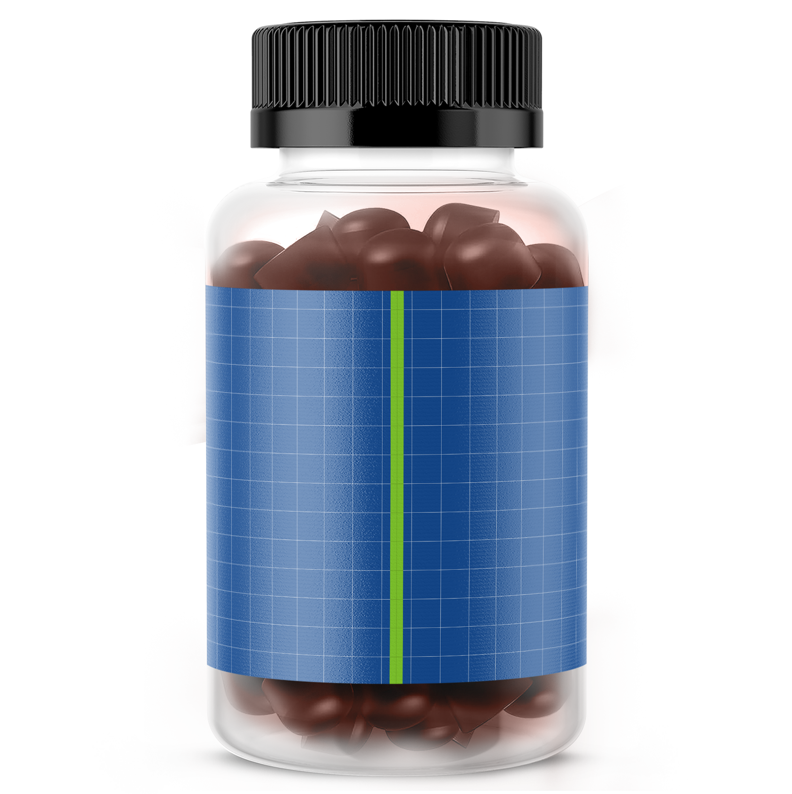 Private-label Skin Glow Gummies - officiele verpakkingsmock-up [RT-OFFICIAL:ROC919:MOCKUP:v1:857EE160E7E5]