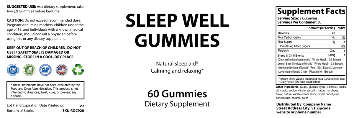 Private-label Slaap Gummies - officieel labelvoorbeeld [RT-OFFICIAL:ROC920:LABEL:v1:8532D4967690]