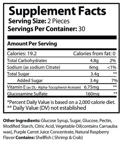 Private-label Joint Care Gummies - voedingswaarden en ingredienten [RT-OFFICIAL:ROC923:FACTS:v1:5C1EB812F493]
