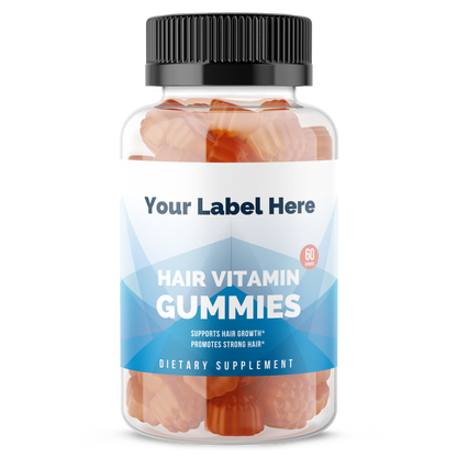 Private-label Haarvitamine Gummies - officiele Rocktomic-productafbeelding [RT-OFFICIAL:ROC925:HERO:v1:4A923902400A]