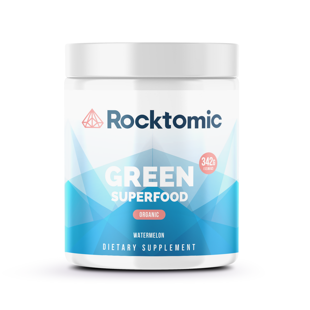 Organic Super Greens – Watermelon - officiele Rocktomic-productafbeelding [RT-OFFICIAL:ROC937:HERO:v1:DFC6AB79A8C2]