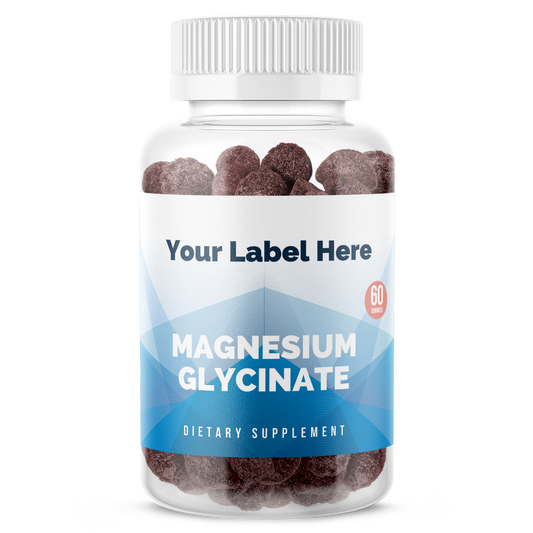 Private-label Magnesium Glycinate Gummies - officiele Rocktomic-productafbeelding [RT-OFFICIAL:ROC949:HERO:v1:59D85DE027F2]