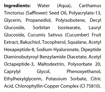 Firming Cucumber Eye Cream w/Bakuchiol, USA Made, Clean & Vegan - voedingswaarden en ingredienten [RT-OFFICIAL:ROC982:FACTS:v1:A6332E52CF2D]