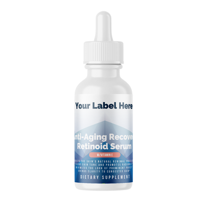 Anti-Aging Recovery Retinoid Serum w/Vitamin E, USA Made, Clean & Vegan - officiele Rocktomic-productafbeelding [RT-OFFICIAL:ROC984:HERO:v1:386821A69EBC]
