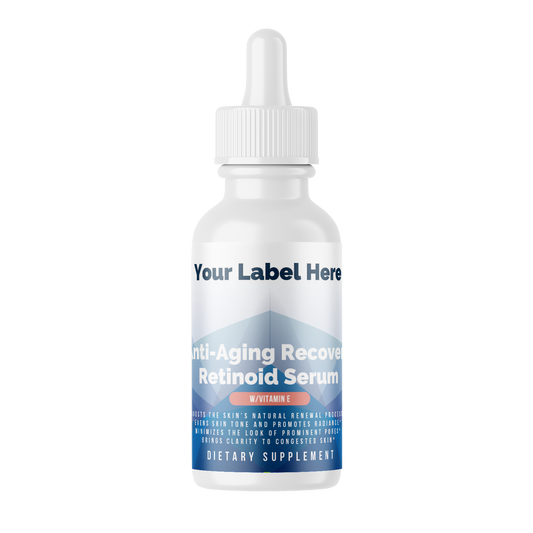 Anti-Aging Recovery Retinoid Serum w/Vitamin E, USA Made, Clean & Vegan - officiele Rocktomic-productafbeelding [RT-OFFICIAL:ROC984:HERO:v1:386821A69EBC]