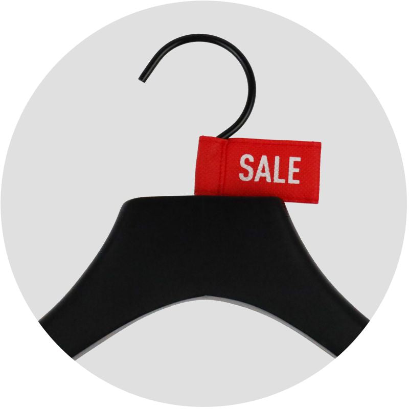 Kleding labels - SALE laten bedrukken — ABC Brands